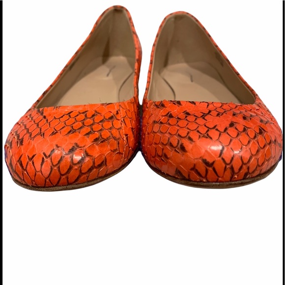 J Crew Collection Janey Snakeskin Flats - Picture 7 of 10